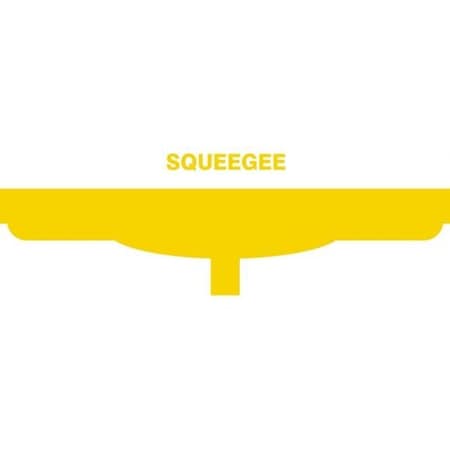 Accuform TOOL SHADOWS SQUEEGEE HEADS COLOR PVR330YL PVR330YL